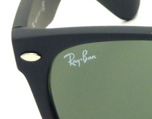 Echtes Ray-Ban Logo in der oberen Linsenecke