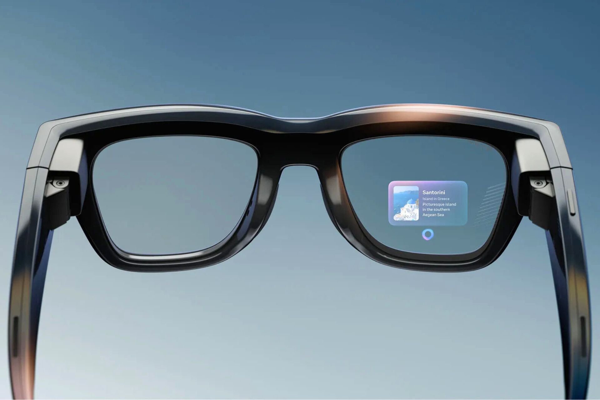 HUD-Vorschau im rechten Glas der Ray-Ban Meta Display
