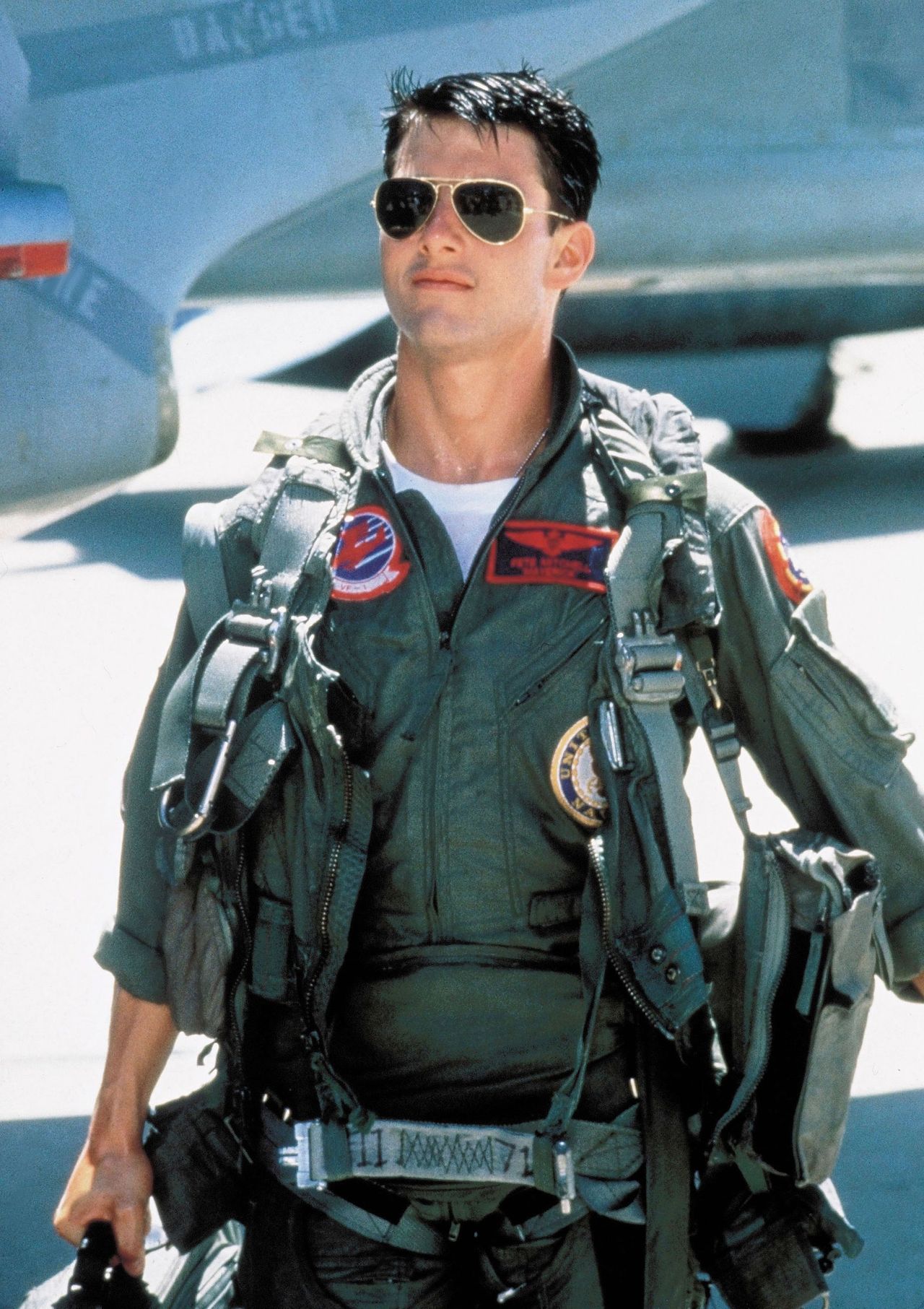Tom Cruise mit Ray-Ban Aviator in Top Gun