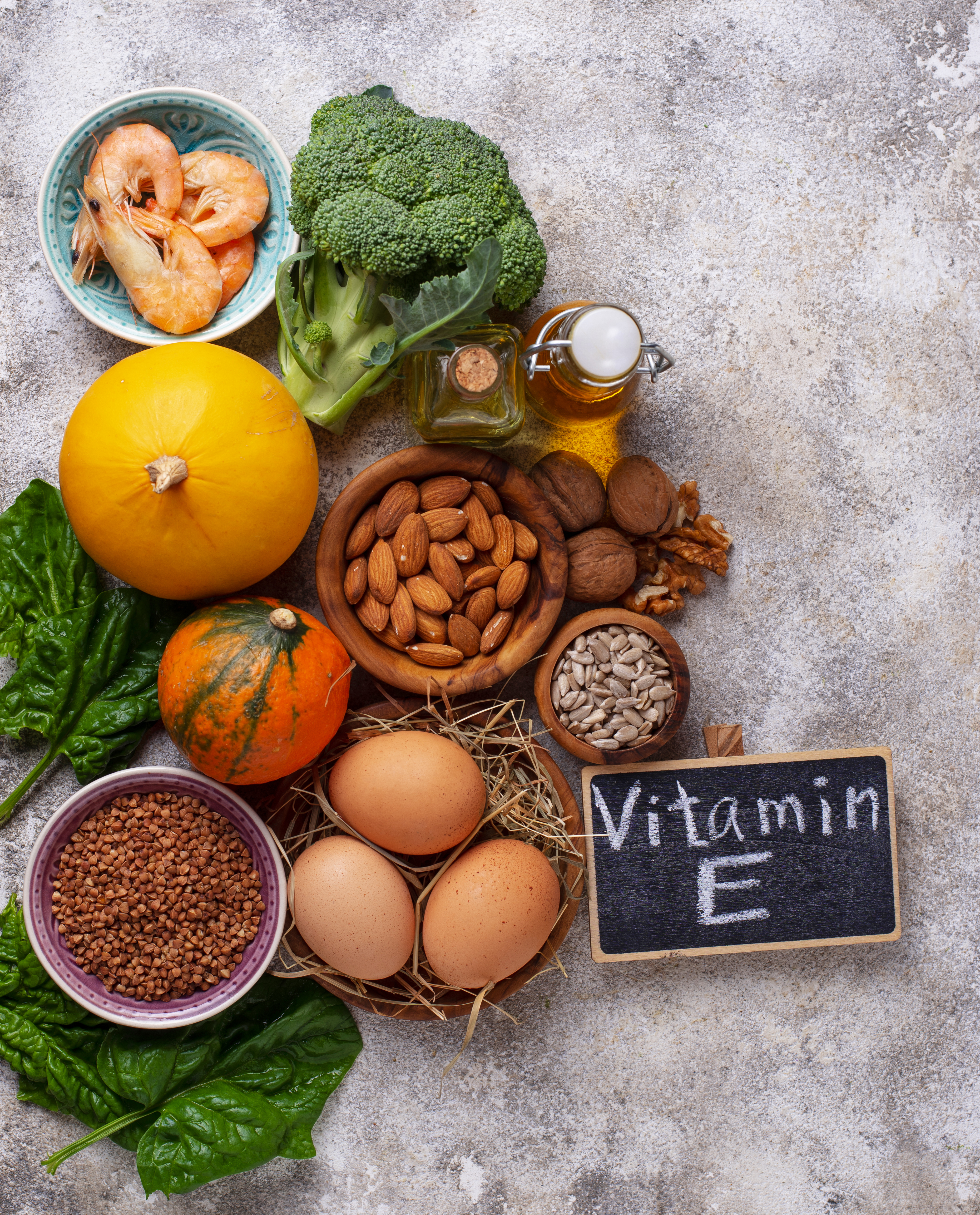 Natürliche Quellen für Vitamin E und Antioxidantien