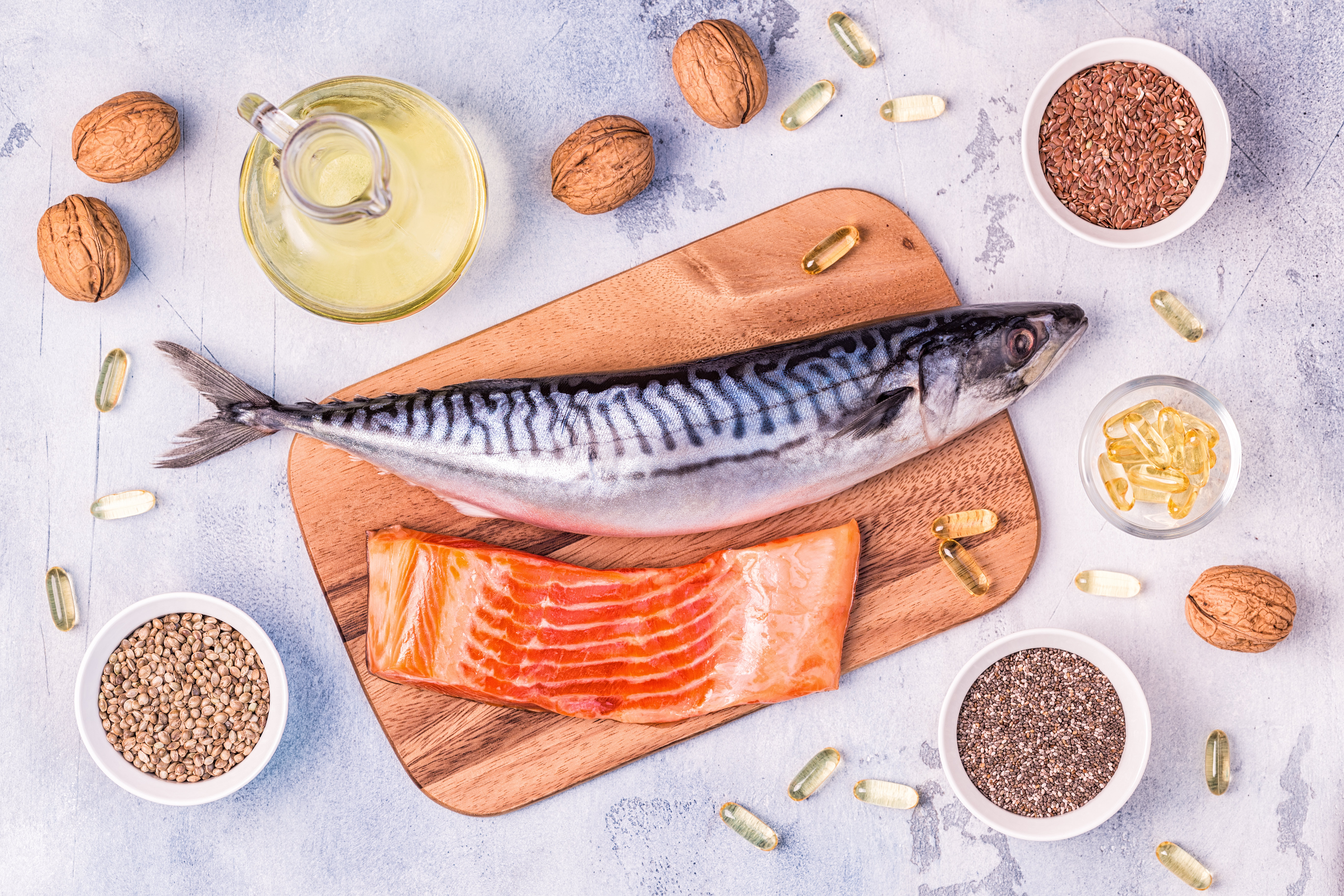 Omega-3-Quellen für gesunde Augen