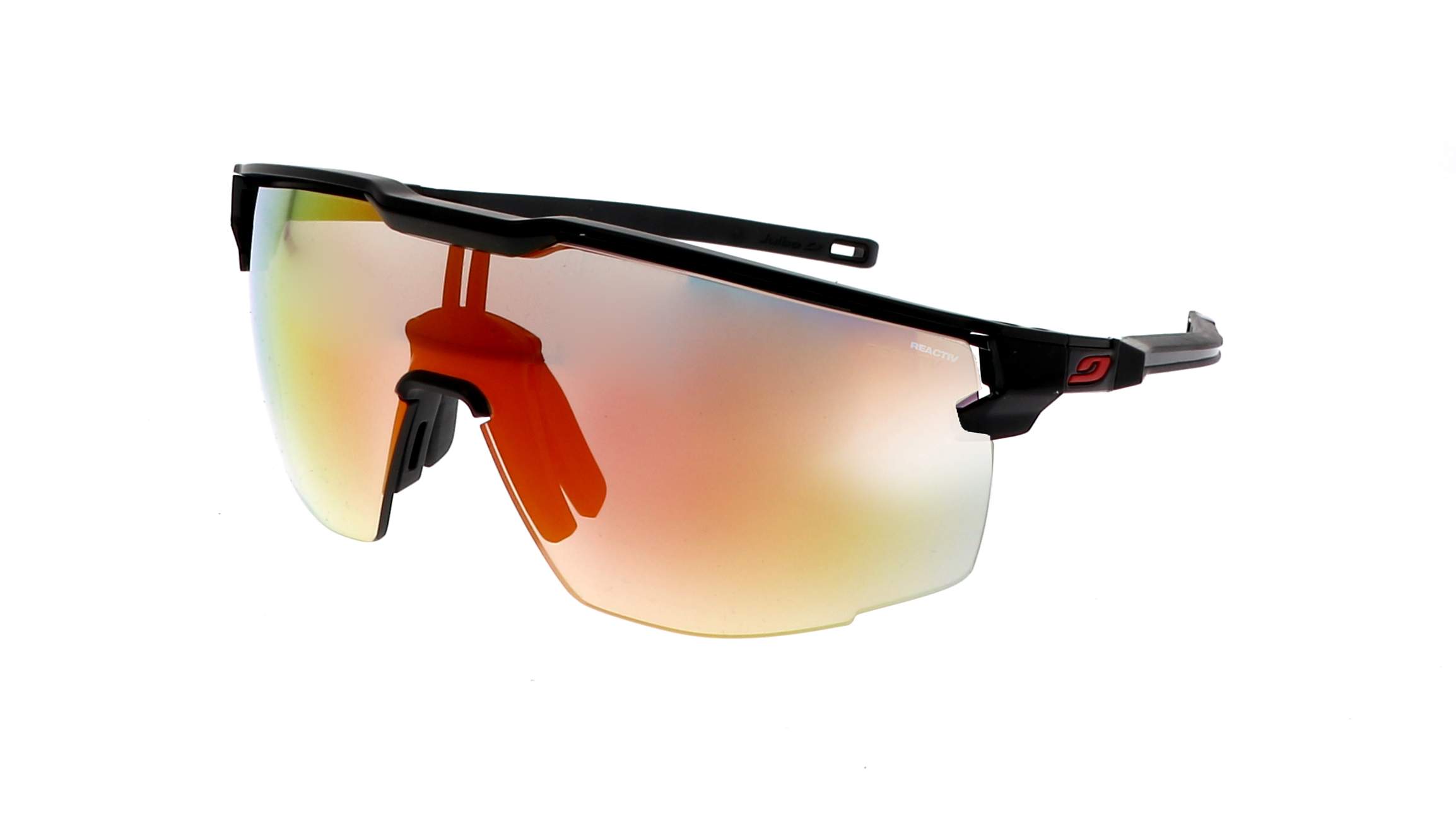 Julbo Ultimate schwarz matt Reactiv Spiegelgläser für Höchstleistung