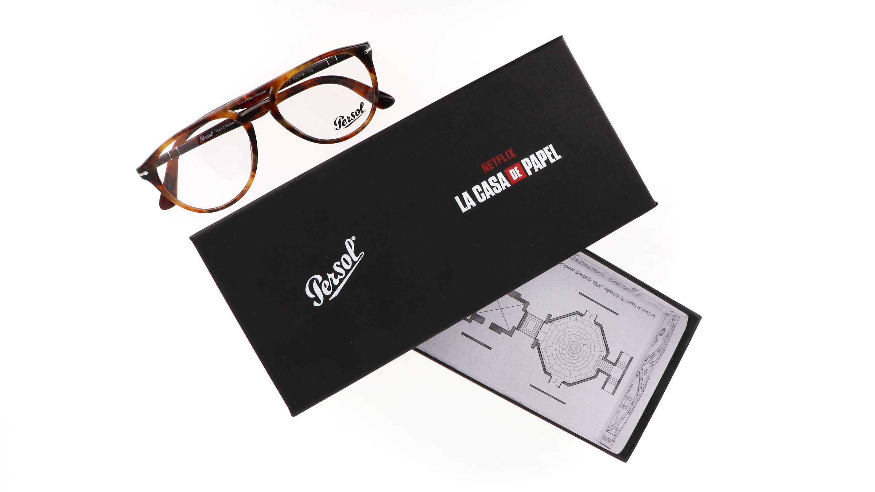 Feine ovale Persol betont Wangenknochen beim Diamantgesicht