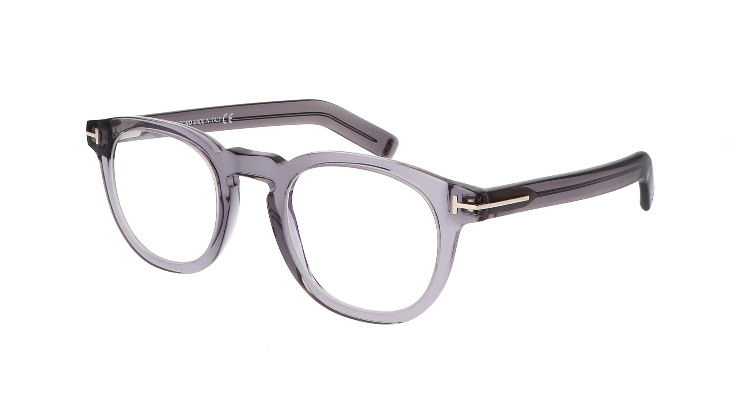 Tom Ford FT5629-B/V 020 – Pantosform in transparentem grauem Acetat